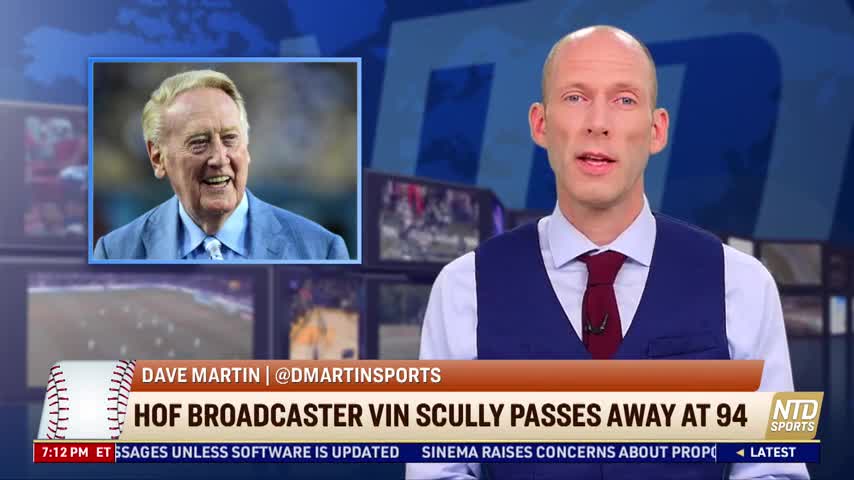 Legendary Dodgers Broadcaster Vin Scully Dies at 94