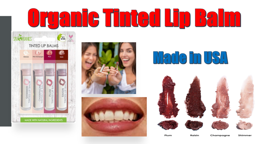 US Best Organic Tinted Lip Balm | Natural Lip Balm | Natural Lip Stick