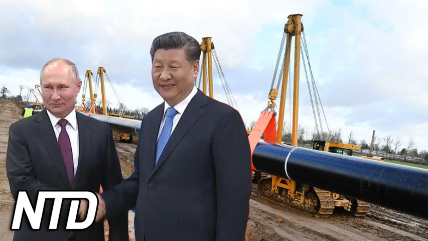 Ryssland och Kina går vidare med ett omfattande gasavtal | NTD NYHETER
