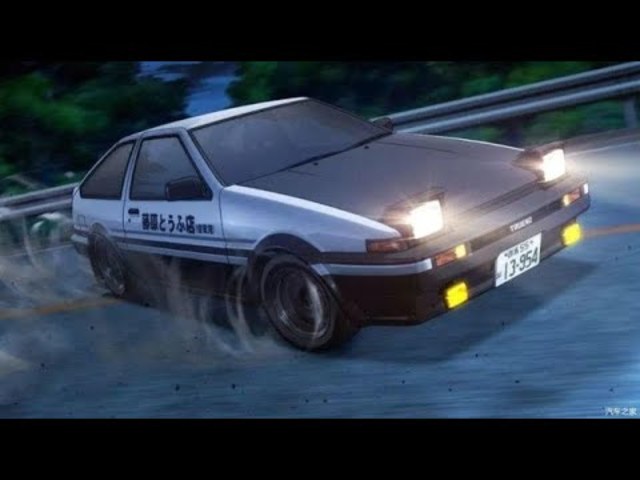 第一季 頭文字D 第1集 風神之子 （藤原拓海）ふじわら たくみ Toyota Sprinter Trueno GT-APEX (AE86)