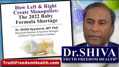 Dr.SHIVA: How Left & Right Create Monopolies - The 2022 Baby Formula Shortage
