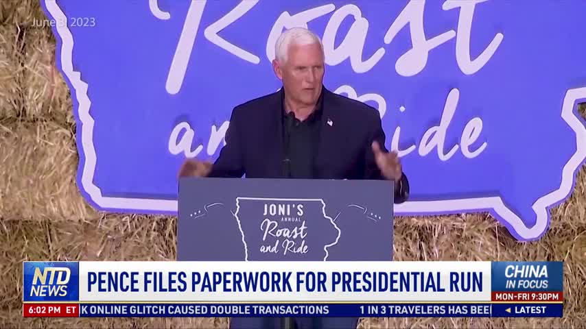 Mike Pence Files Papers to Run for President