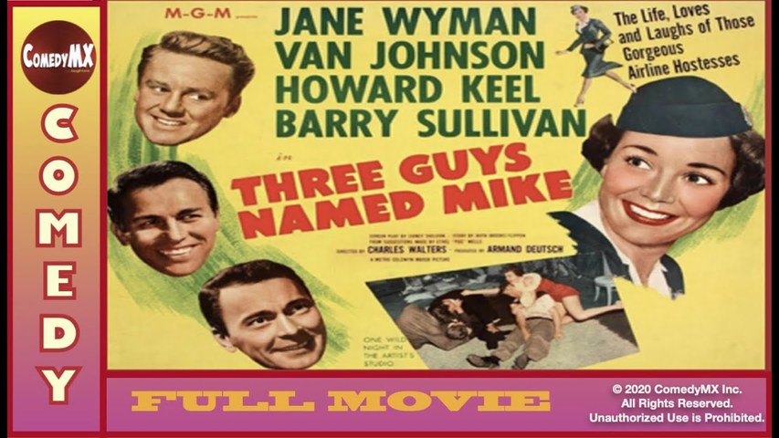 Three Guys Named Mike (1951) JANE WYMAN