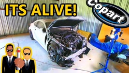 IT RUNS! Copart Lexus RC-F Rebuild Part 2