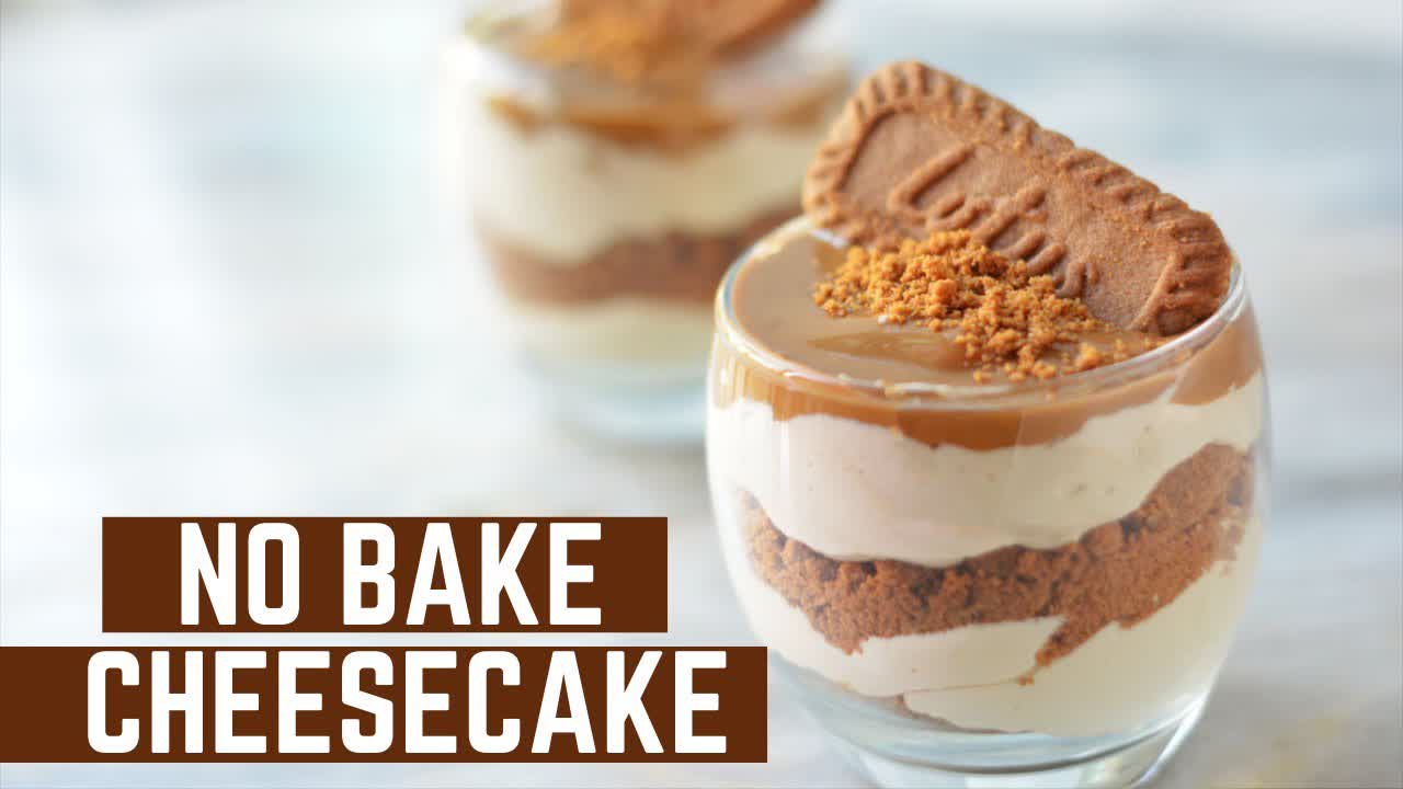 No bake Lotus Cheesecake in 10 mins | Mamagician