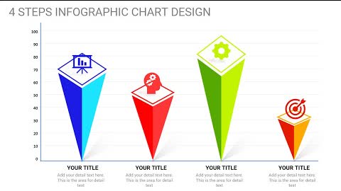 4 Steps Infographic Chart Design in PowerPoint