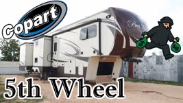 I Bought A Luxury 5th Wheel RV From Copart I Hate Thieves