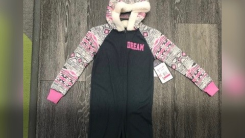 64,000 Chinese-Made Children’s Pajamas Recalled in US Due to Fire Hazard