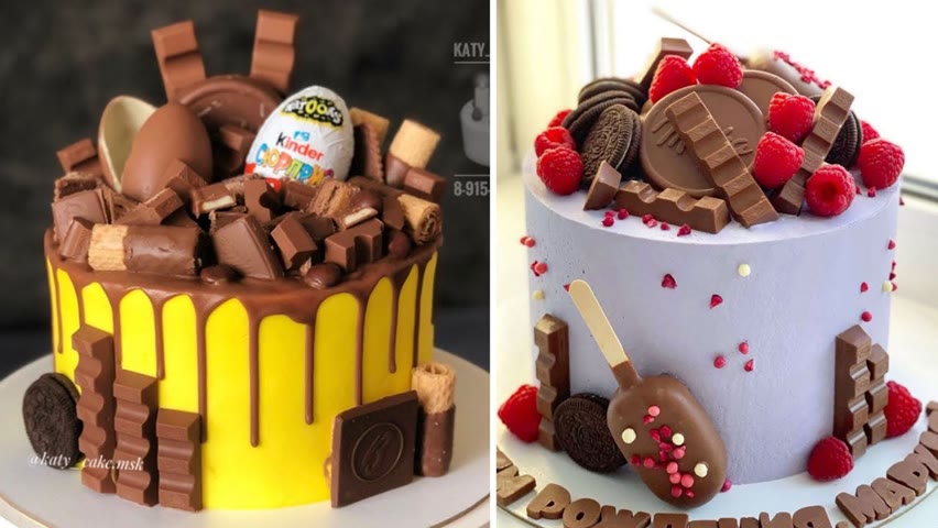 Easy Birthday Cake Recipes | Yummy Yummy | So Yummy Chocolate Cake Decorating Ideas