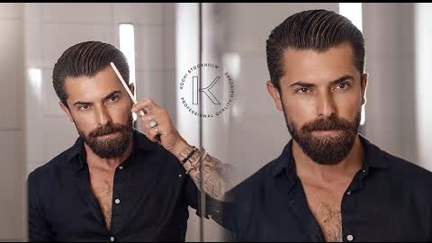 Men´s Easiest hairstyling method - Mega Sophisticated hairstyle You Can Do in Less Than a Minute.