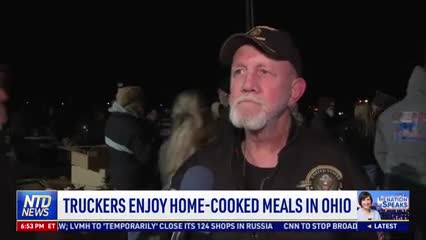 Truckers Enjoy Home-Cooked Meals in Ohio