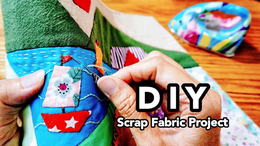DIY SCRAP Fabrics project┃Christmas Gift┃Sewing Decoration Ideas #HandyMum