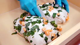 반죽이 예술입니다! 치아바타 맛집의 쫄깃담백 치아바타 만드는 과정 making Italian baguette 'Ciabatta' - Korean street food