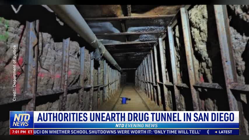 Authorities Unearth Drug Tunnel in San Diego