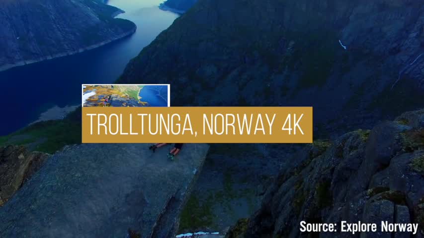 Trolltunga, Norway 4K