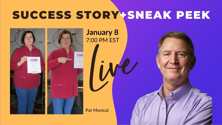 Success Story and Sneak Peak into Keto Made Simple Masterclass, Jan 8, 2022, 7:00 pm ET