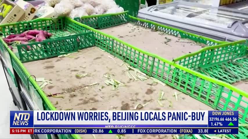 Lockdown Worries, Beijing Locals Panic-Buy