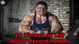 The Man Who Broke The Log Lift World Record 16 Times - Zydrunas Savickas
