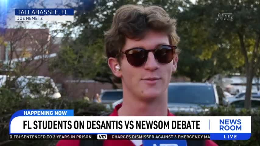 Florida Students on DeSantis Vs Newsom Debate