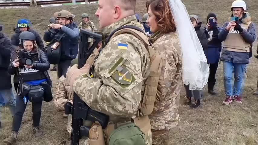 Ukcraine couple wedding
