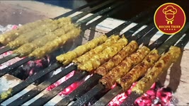 Beef Seekh Kabab BBQ at Home Gathering | Seekh Kebab #shorts