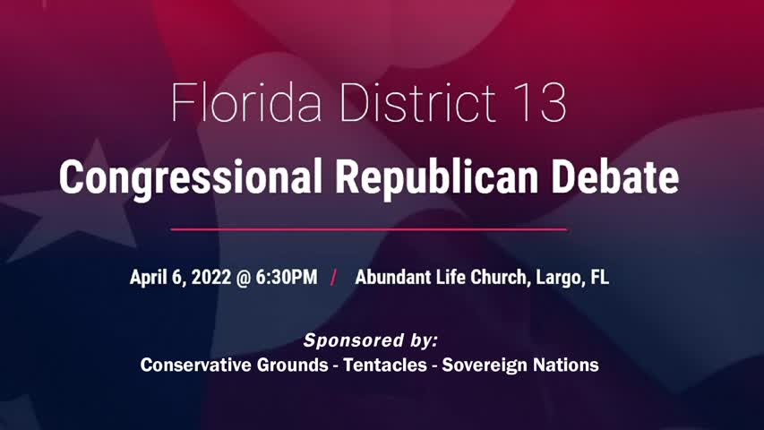 Florida Congressional Republican Debate - District 13