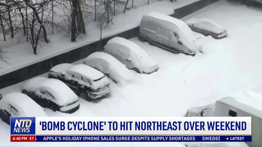 'Bomb Cyclone' to Hit Northeast Over Weekend