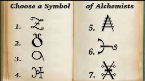 Choose a Symbol of Alchemists: Discover Your Life Lesson