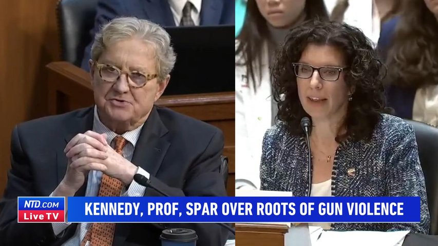 Sen. Kennedy, Professor Spar Over Root Cause of Gun Violence