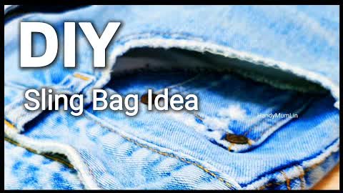 DIY Sling Bag Idea┃HandyMumLin Sewing Project
