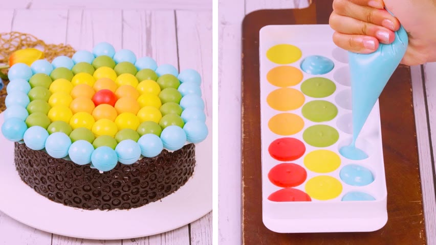 Amazing Chocolate Birthday Cake Design With Jelly