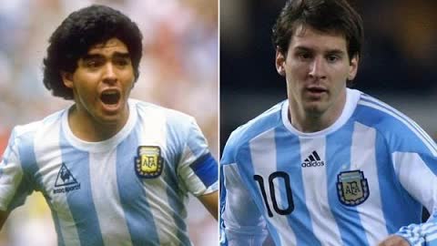 Lionel Messi vs Diego Maradona ● Similar Goals Compilation ●