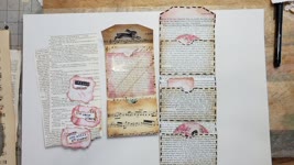 Junk Journal ~ Using Up Book Pages  Ep 6 Easy Drop-Down Envelopes in Junk Journals The Paper Outpost
