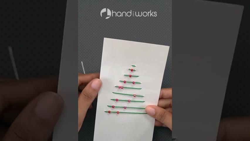 Christmas Card Idea #Shorts @HandiWorks