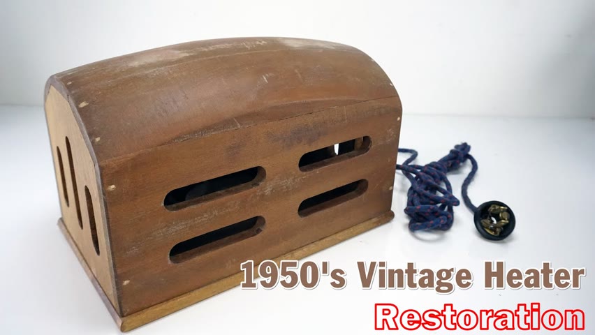 Vintage Electric Heater 1950s Restoration