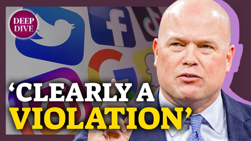 'Clearly a Violation' Whitaker on the Biden Administration’s Efforts to Push Big Tech to Censorship