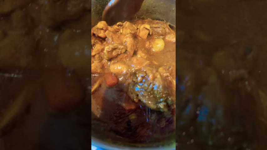 Curry chicken On the food news ￼#shorts