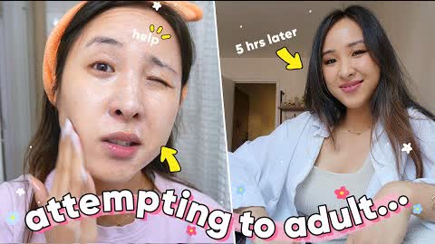 💗 FULL DAY of SKINCARE, HAIRCARE & ADULTING DUTIES! 🌻