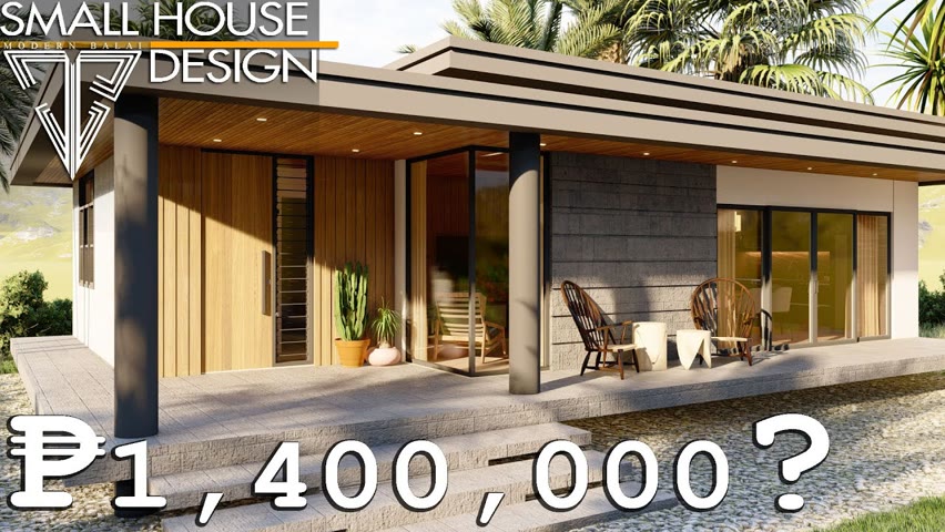 HOW MUCH IS THIS SMALL HOUSE DESIGN ? | 112 SQM. THREE BEDROOM LOW-COST HOUSE | MODERN BALAI