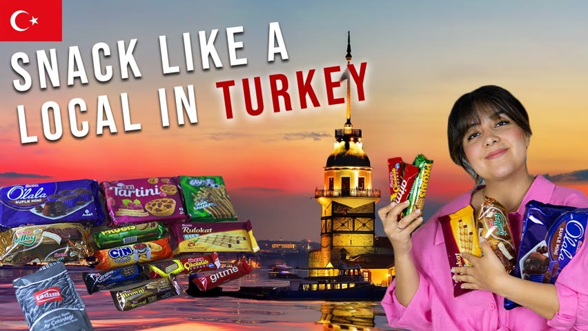 BEST TURKISH SNACKS | MEXICAN TRYING TURKISH SNACKS