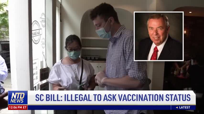 SC Bill: Illegal to Ask Vaccination Status