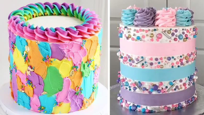 Top 10 Beautiful Cake Decorating Ideas Like a Pro | So Yummy Cake Decorating Recipes