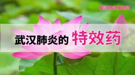 「防疫靈丹妙藥」三分钟视频：武汉肺炎的“特效药”2021.01.03