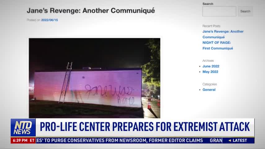 Pro-Life Center Prepares for Extremist Attack