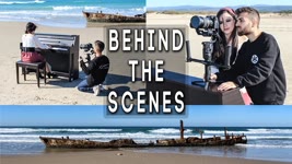 BEHIND THE SCENES "He's a Pirate" PIANO COVER SHOOTING!