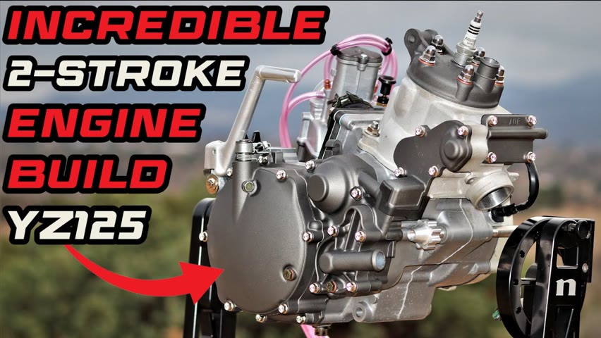 Incredible 2-stroke engine build - YZ125 build