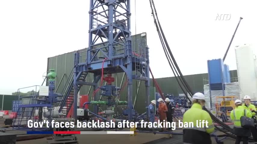 UK Government Faces Backlash After Fracking Ban Lift