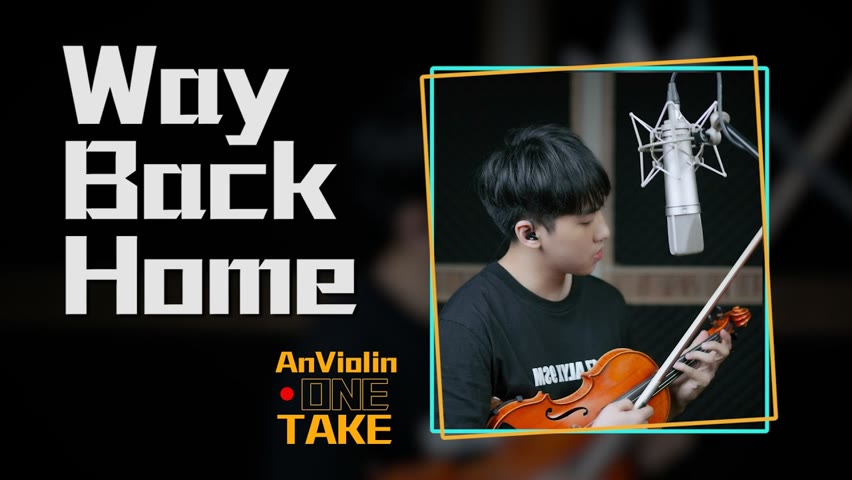 One Take SHAUN (숀) 《Way Back Home》小提琴版本 | Violin【Live Session AnViolin】