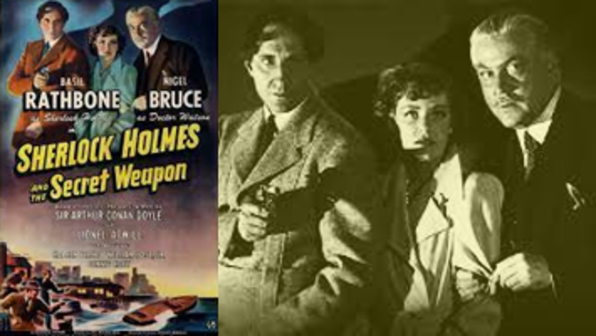 Sherlock Holmes and the Secret Weapon  1943  Basil Rathbone  Nigel Bruce  Crime  Full Movie