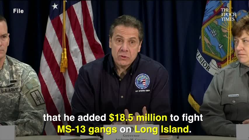 NY Governor Announces $18.5 Million in Funds to Fight MS-13 Gang Activity in Long Island